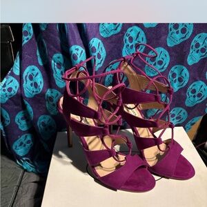 Steve Madden Fuchsia Strappy Heels